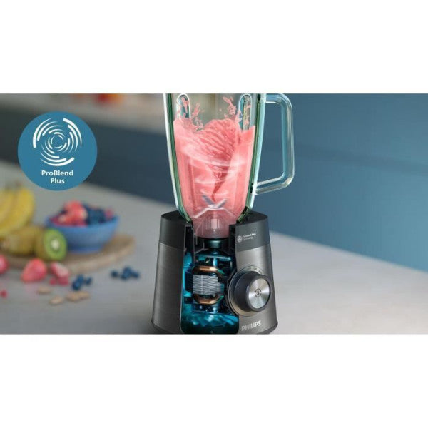 Blender  - Philips Hr3041/00 - Bol 2 L - Gourde Incluse - Lames Amovib Philips - Mathon - 2