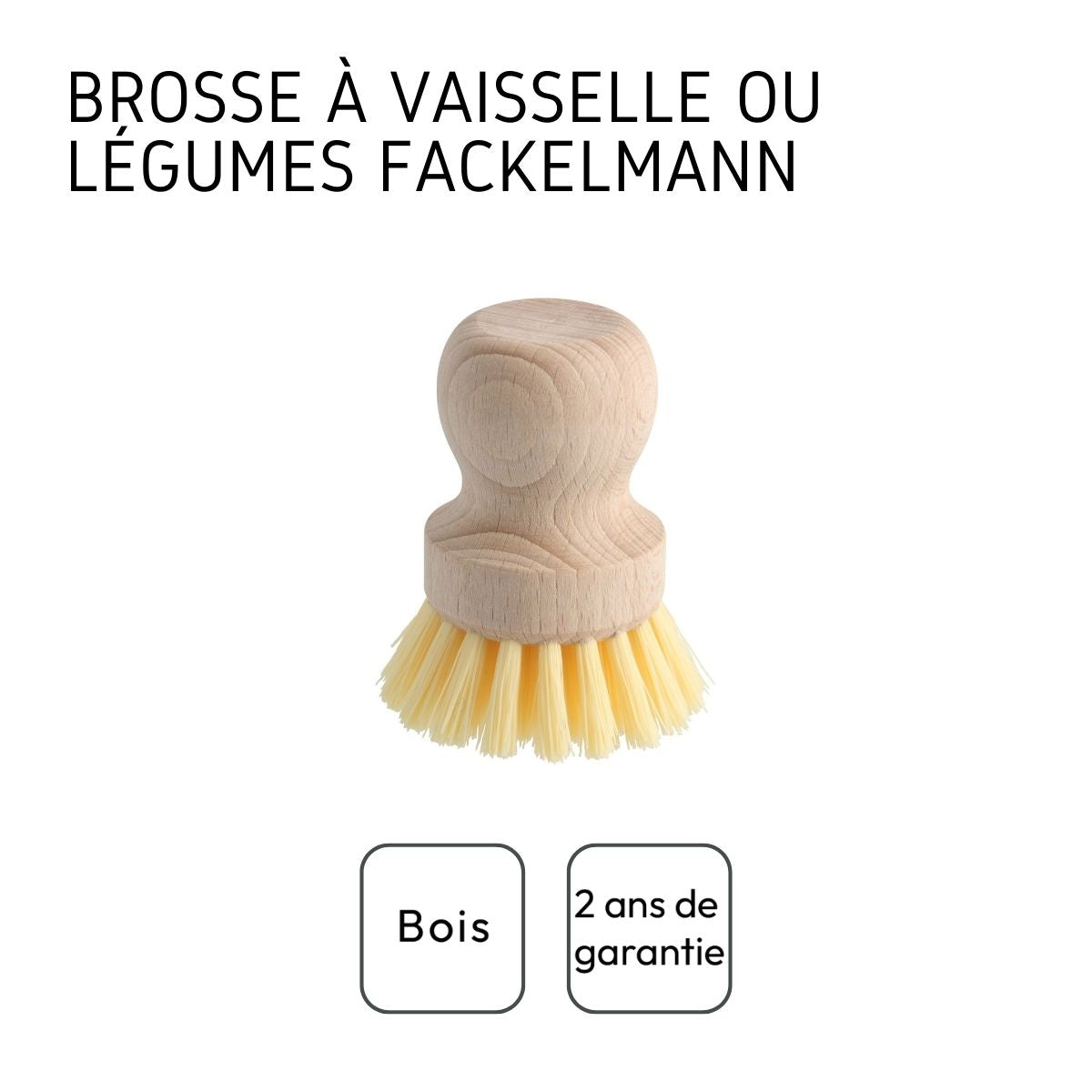 Brosse à vaisselle en bois Fackelmann - Mathon - 4