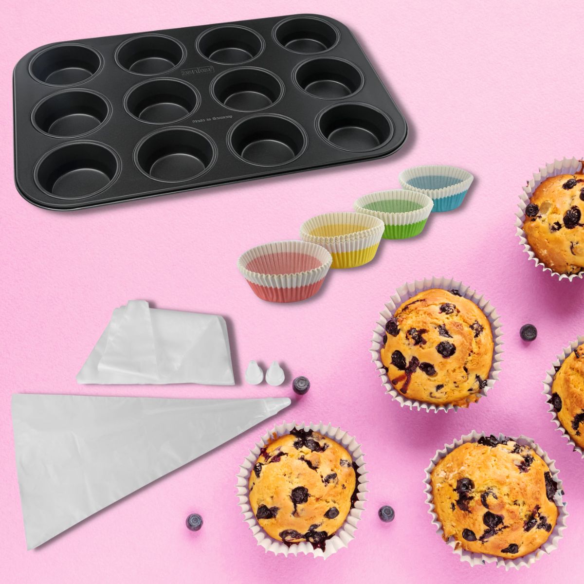 Ensemble 3 pièces spécial muffins Zenker Zenker - Mathon - 2