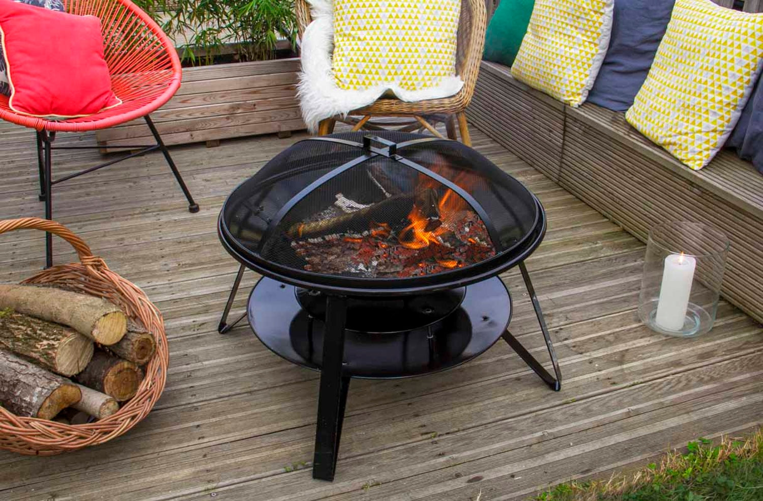 Brasero en acier 70cm Somagic - Mathon - 1