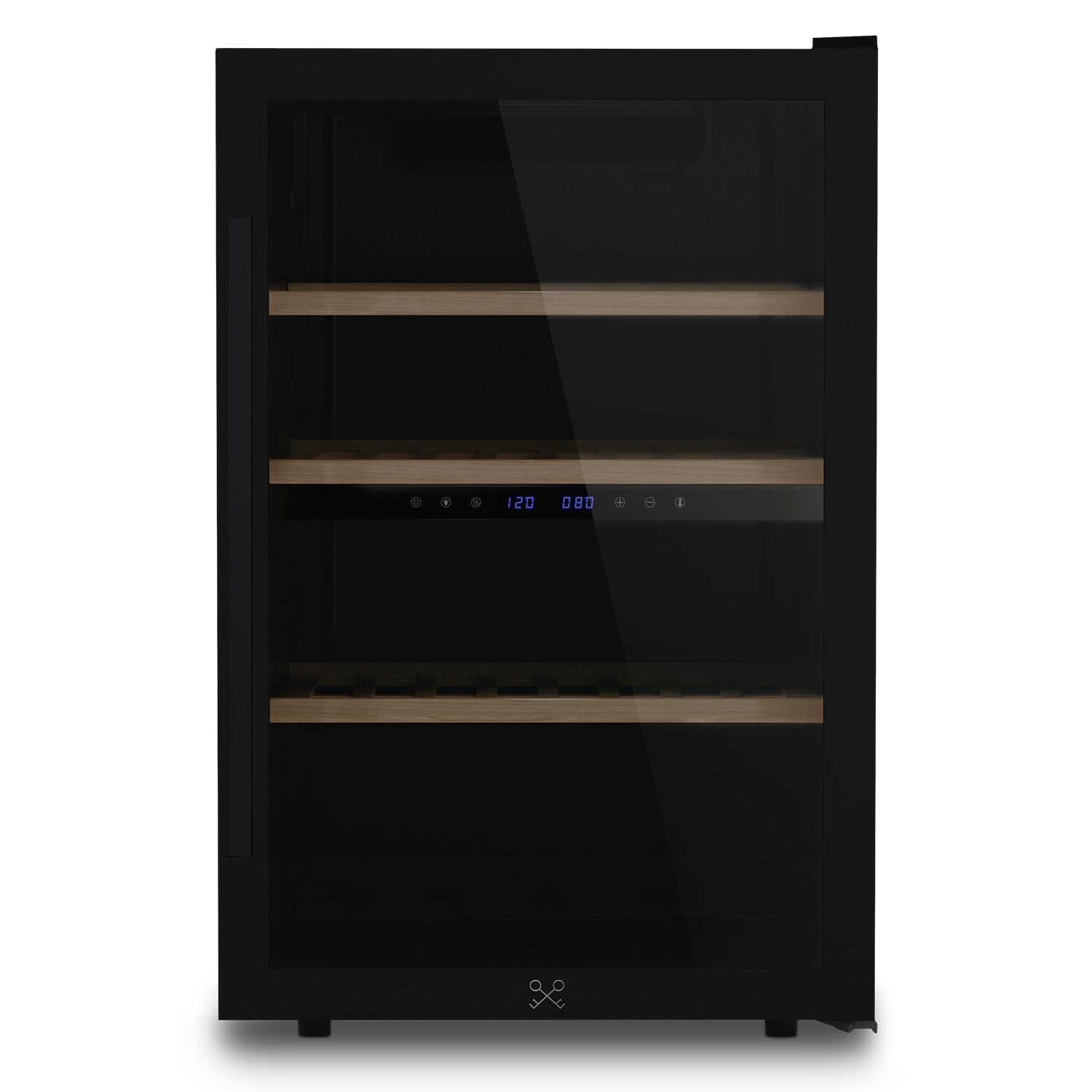 Cave à vin Dual zone 62 bouteilles pose libre - Noir - CAVCDB62 Les Petits Champs - Mathon - 1