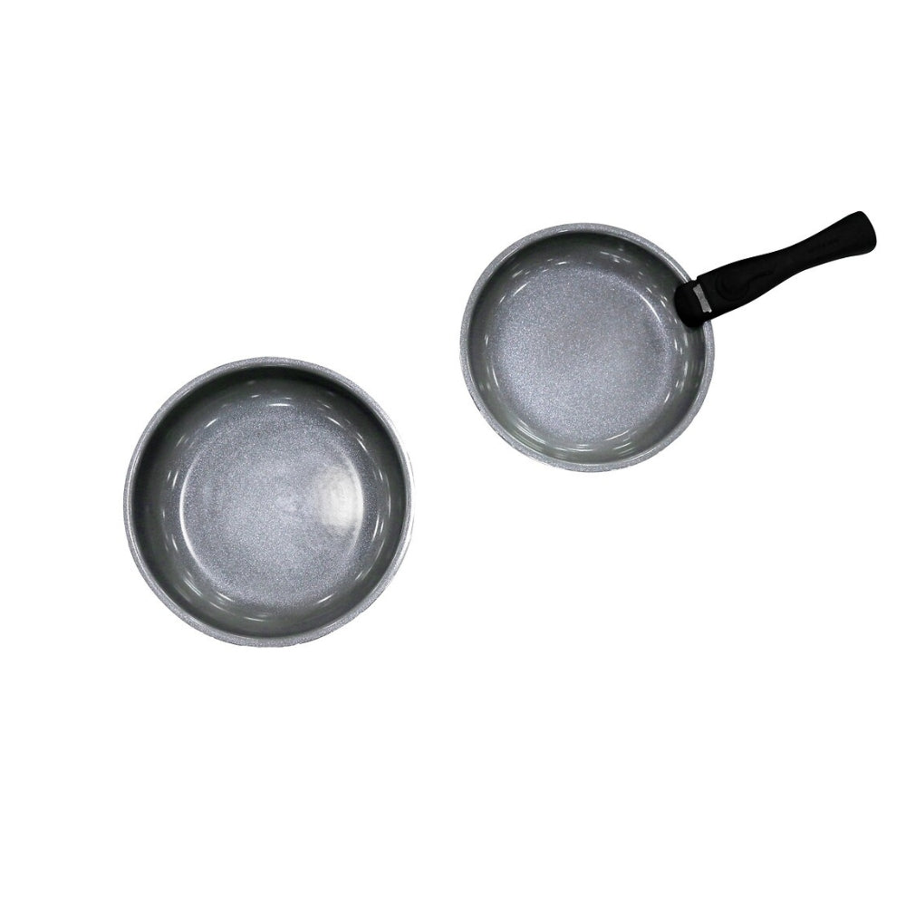 Batterie de Cuisine Arthur Martin 18 Pièces en Aluminium Tous Feux avec Ustensiles et Poignée Amovible Arthur Martin - Mathon - 3