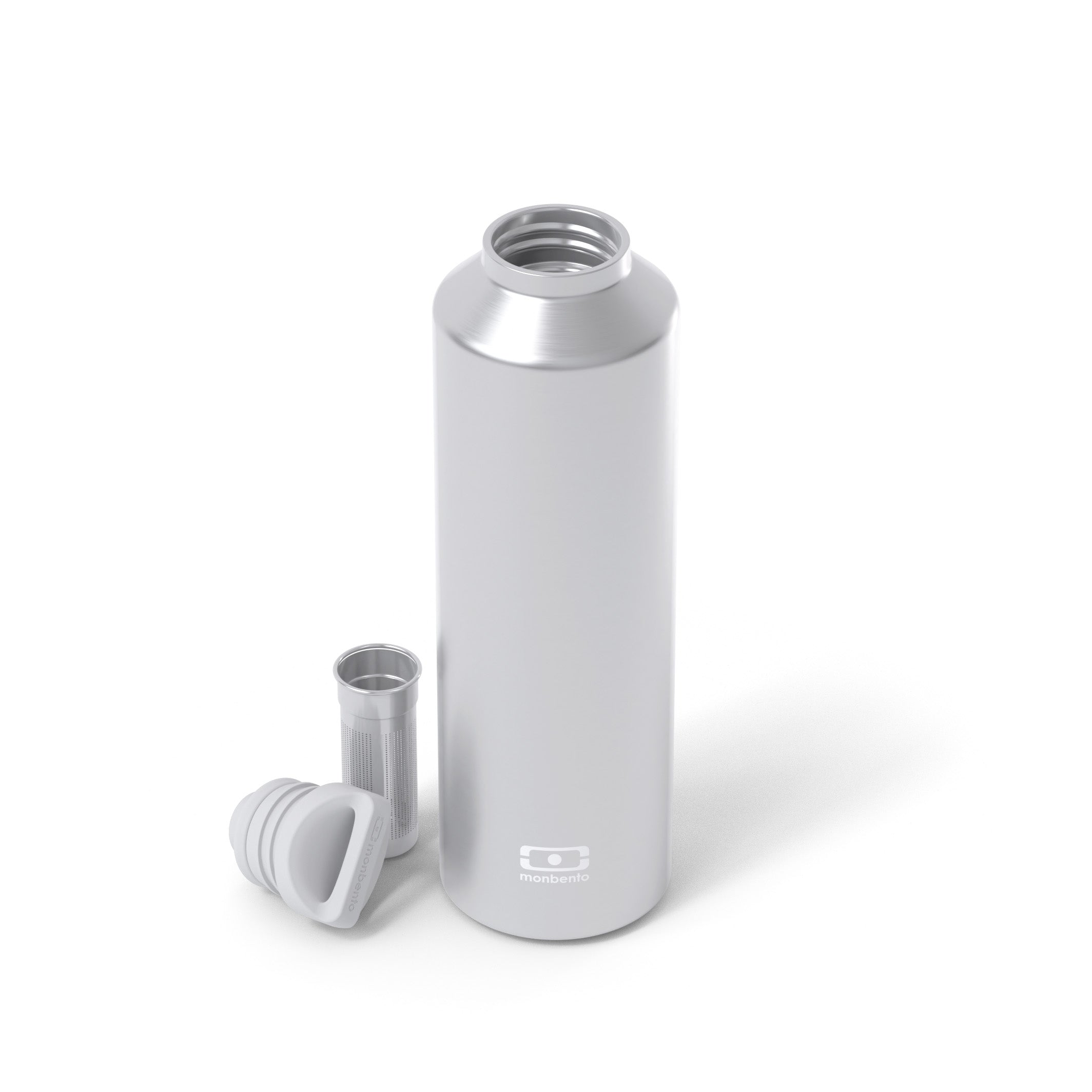 Bouteille isotherme avec infuseur  Steel 500ml Metallic Argent Monbento - Mathon - 3