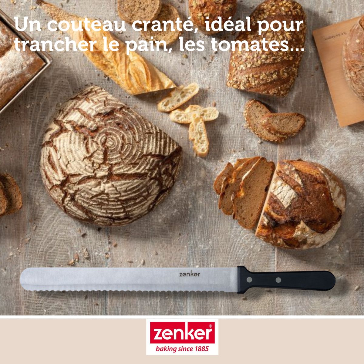 Ensemble de 2 Couteaux professionnel pour gâteau 30 cm Zenker Smart Pastry Zenker - Mathon - 6
