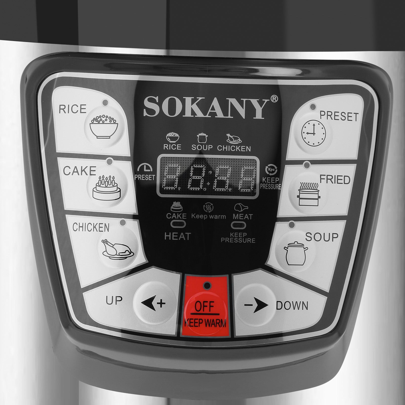 Autocuiseur 6L Multifonction Sokany - Mathon - 4