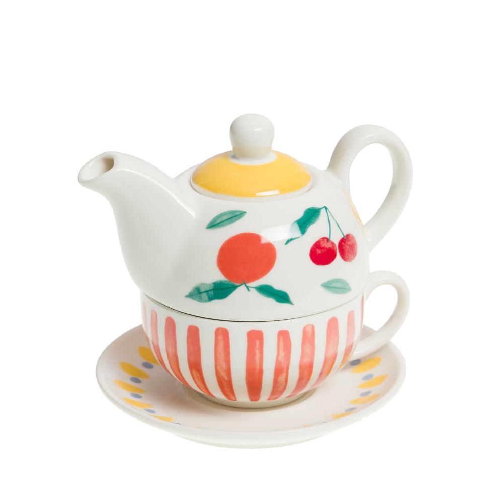 Coffret théière tea for one Fruty Amadeus - Mathon - 1