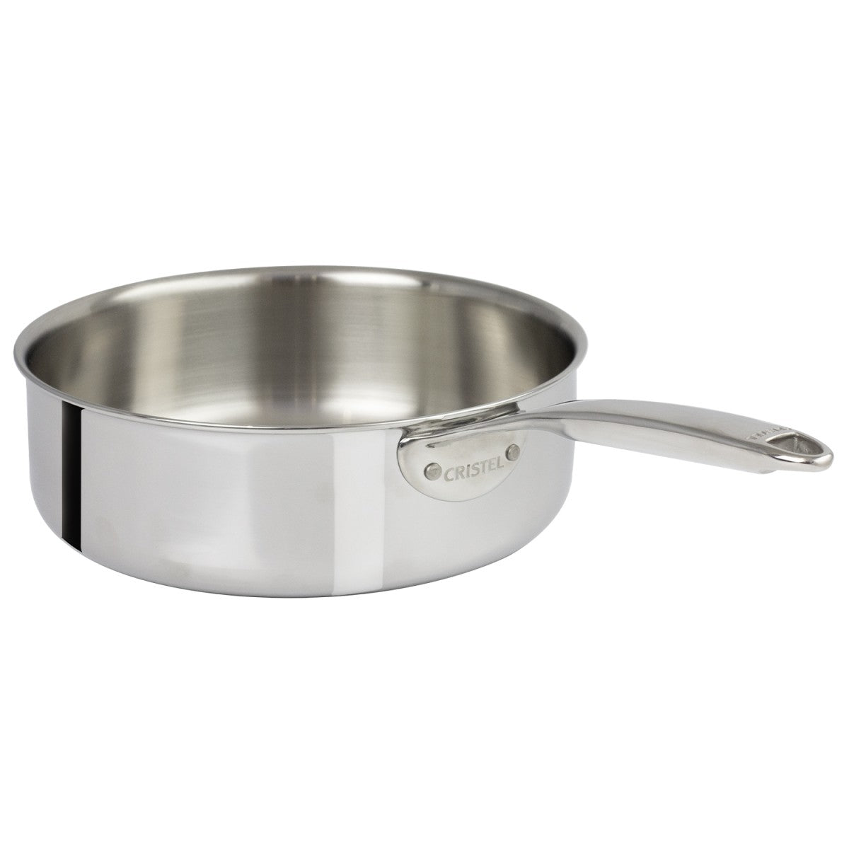 Sauteuse inox Ultraply 24cm Cristel - Mathon - 1
