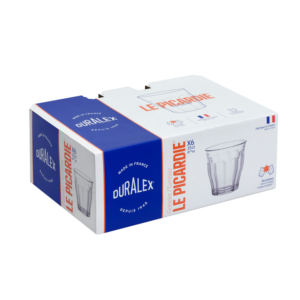 Boîte de 6 gobelets Picardie 25 cl Trend