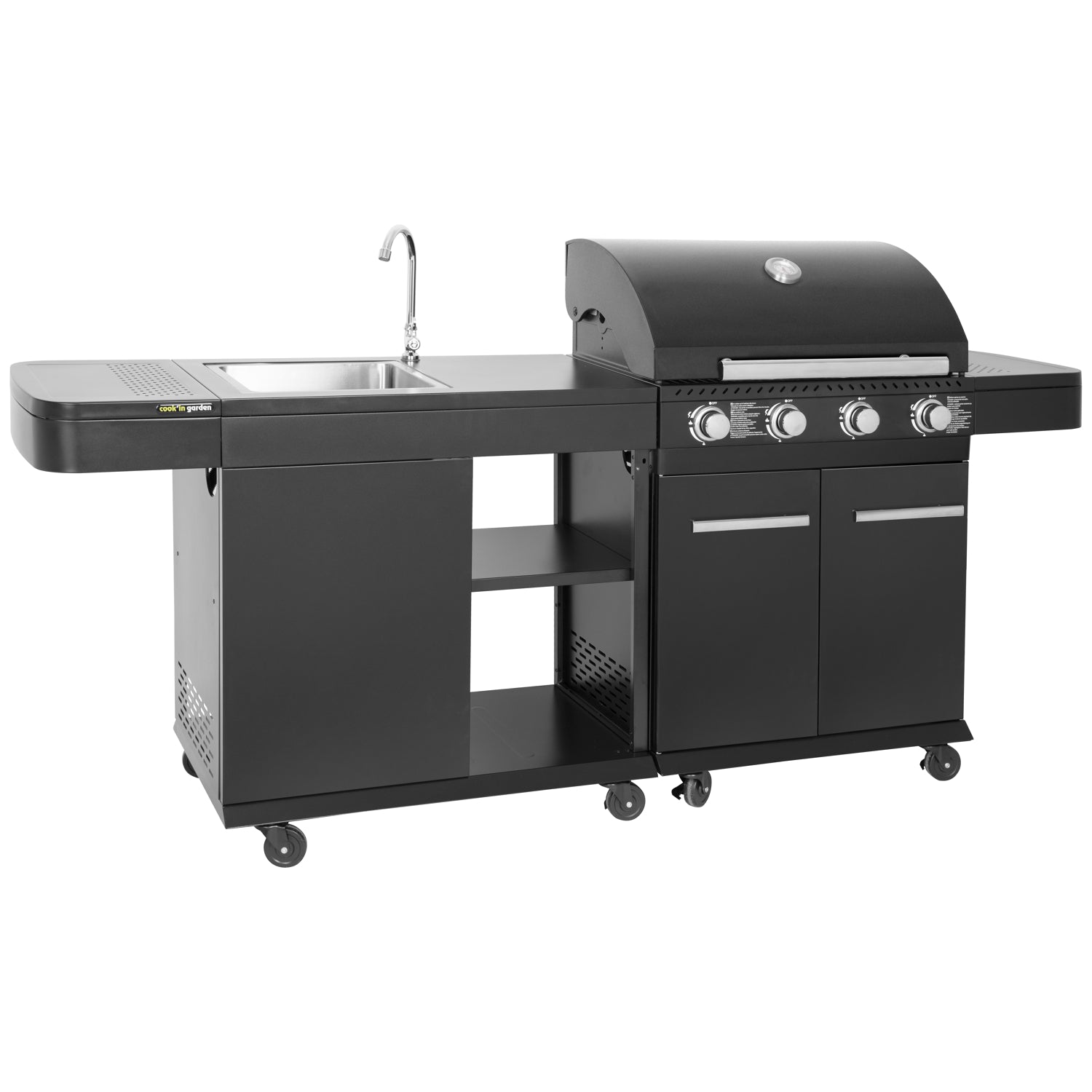 Cuisine extérieure modulable FYRA - 4 brûleurs Cook