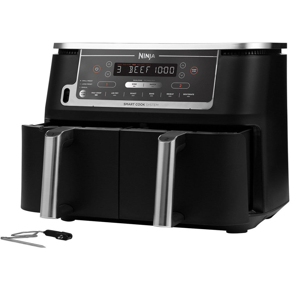 Friteuse à air "Ninja Foodi" Dual Zone AF451EU 2600 W Noir Ninja - Mathon - 3