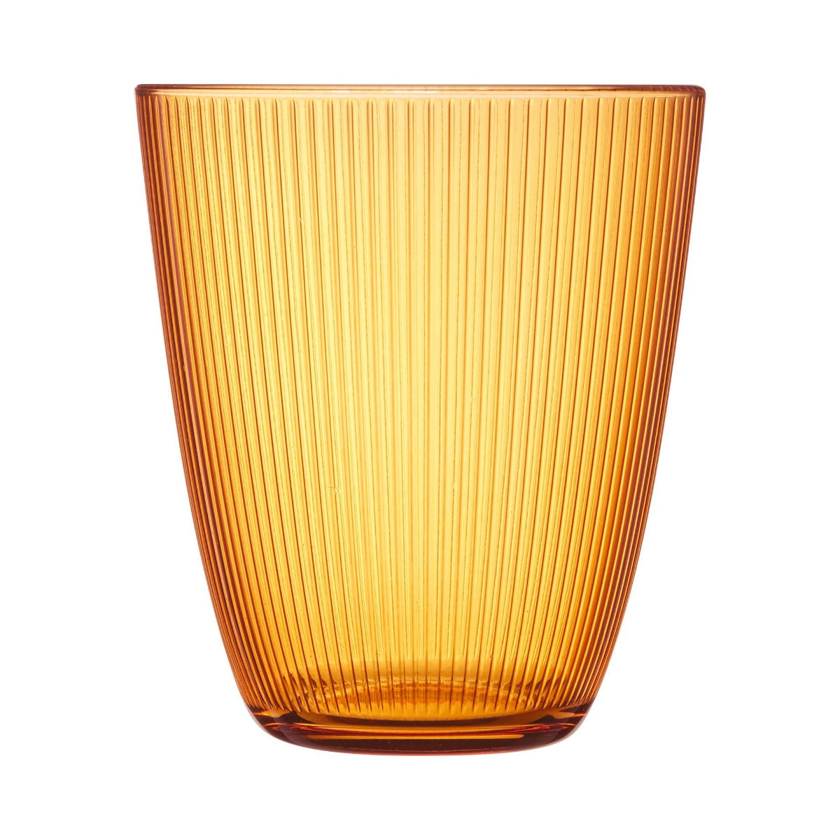 6 verres à eau jaunes 31cl Concepto Stripy Amber Luminarc - Mathon - 1