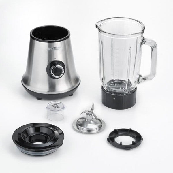Blender  -  - Sm3734 - 500 W - Bol En Verre 1 L - 2 Vitesses + Severin - Mathon - 4