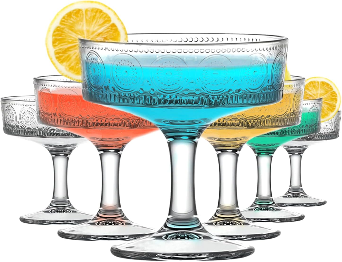 Lot de 6 coupes vintage en verre 200 ml Vendos85 - Mathon