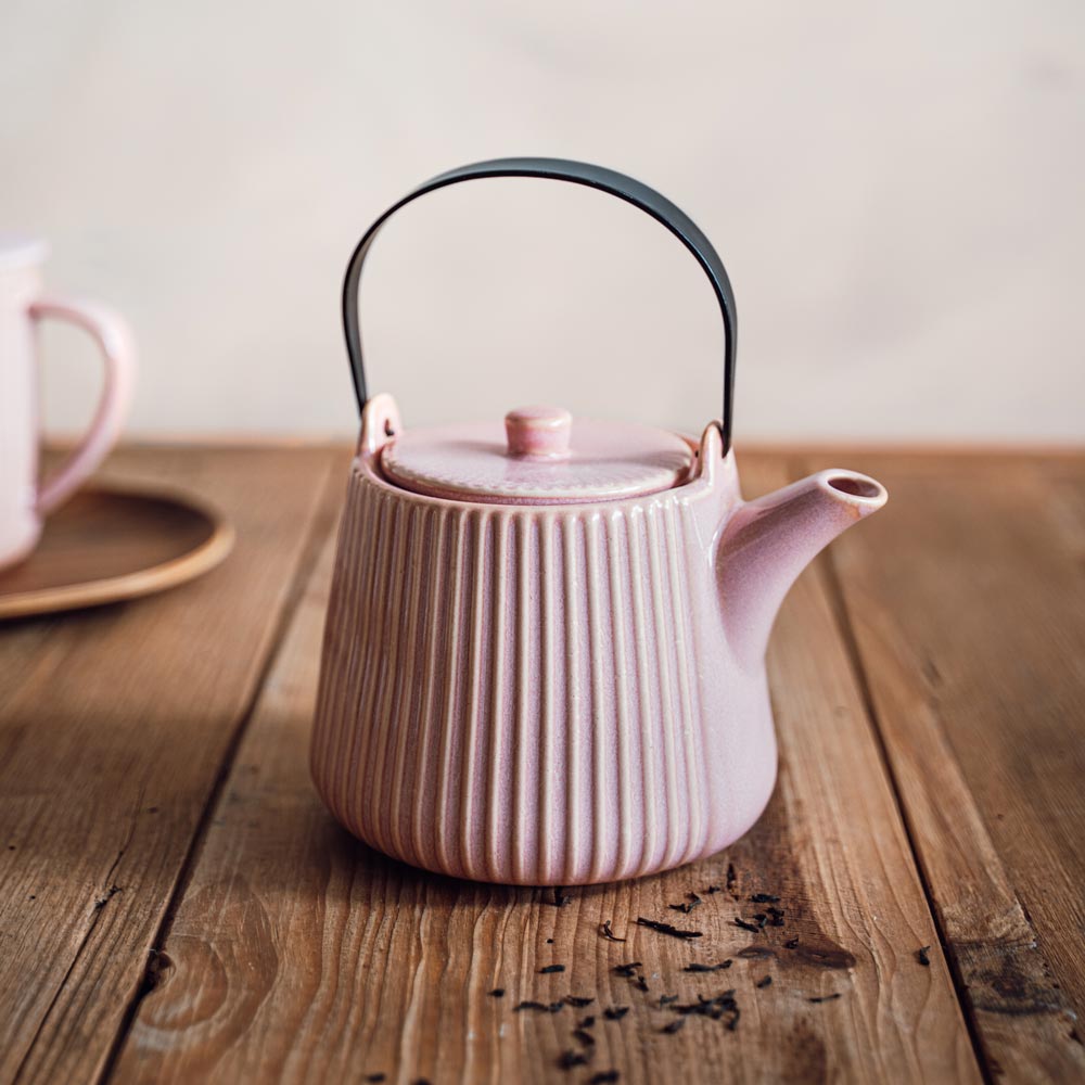 Théière avec filtre Tiao rose 1L Table passion - Mathon - 3