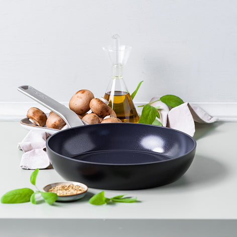 Poêle aluminium antiadhésive noire 28 cm Evolution Green pan - Mathon - 2