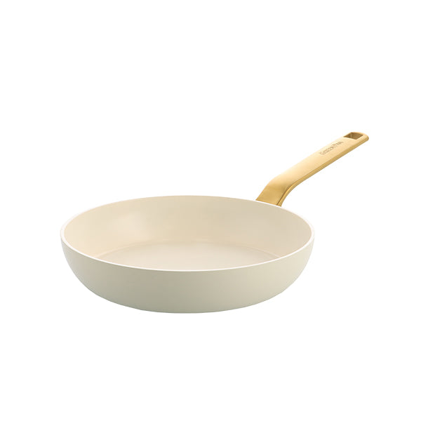Poêle aluminium antiadhésive crème 24 cm Evolution Green pan - Mathon - 1