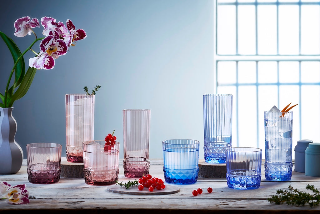 Lot de  6 Verres à jus, AMERICA