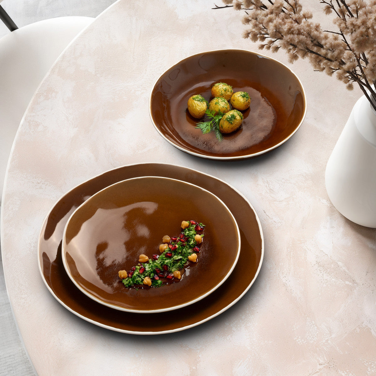 Bee  - 6 assiettes plates Médard de Noblat - Mathon - 2