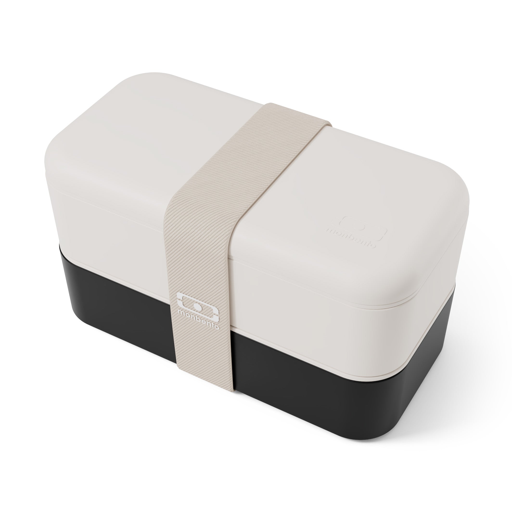 Lunch box 2 compartiments Original 1L Made in France Beige/Noir Monbento - Mathon - 1