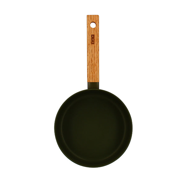 Casserole Ector induction aluminium revêtu manche en bois 18 cm vert Ogo - Mathon - 5