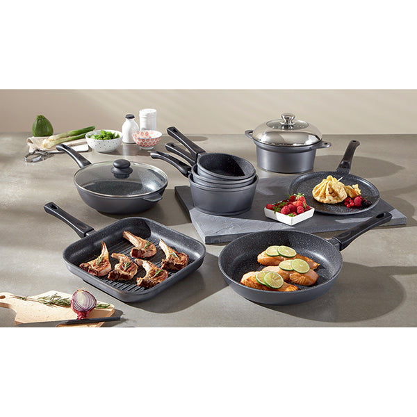 Lot 3 poêles revêtement Dur comme la pierre 20, 28 et 32 cm Mathon - Mathon - 2