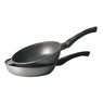 Lot poêle et sauteuse revêtement Dur comme la pierre 28 cm et couvercle en verre Mathon - Mathon - 2
