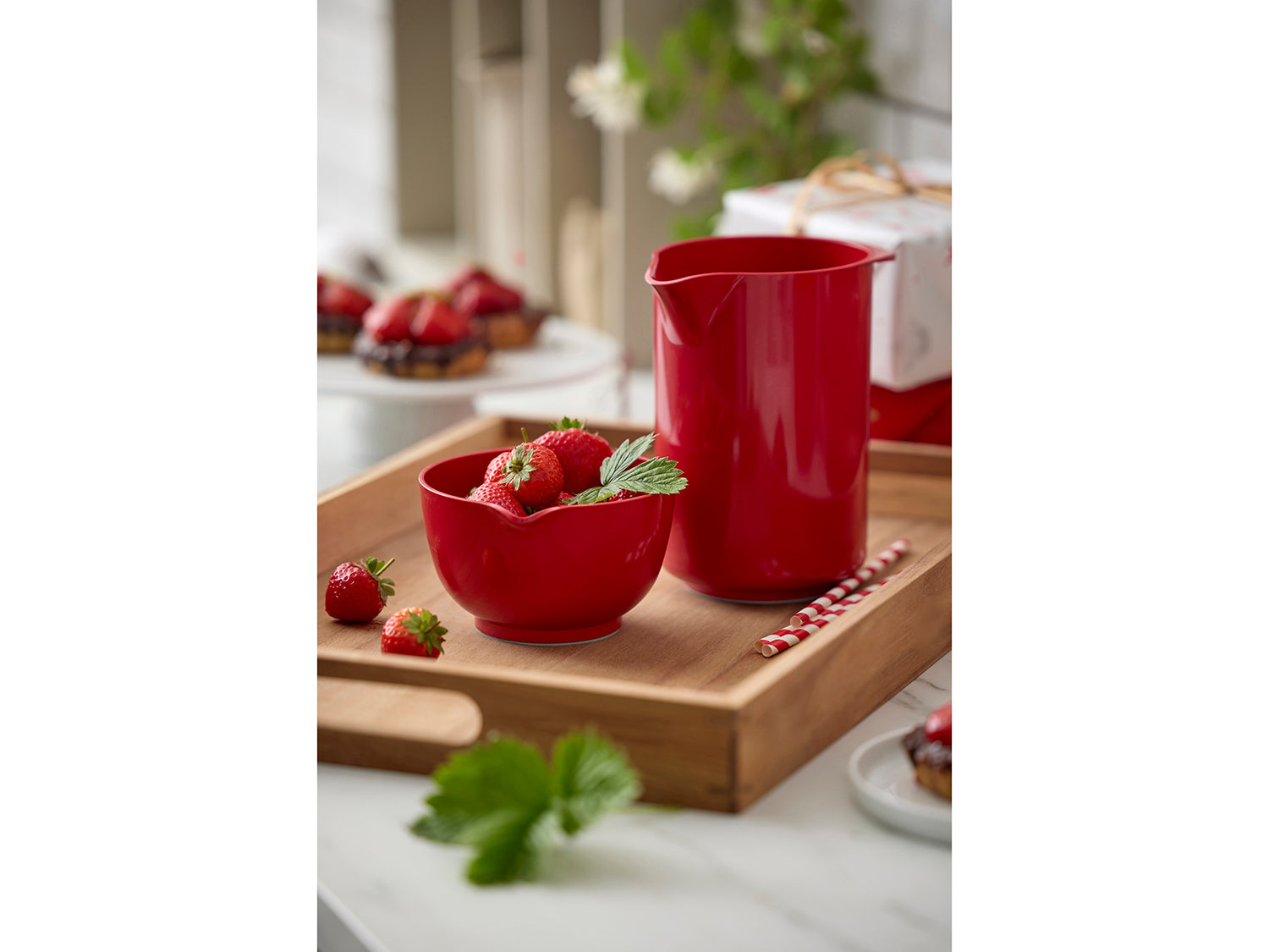 Bécher mélangeur rouge1,25L Rosti - Mathon - 6