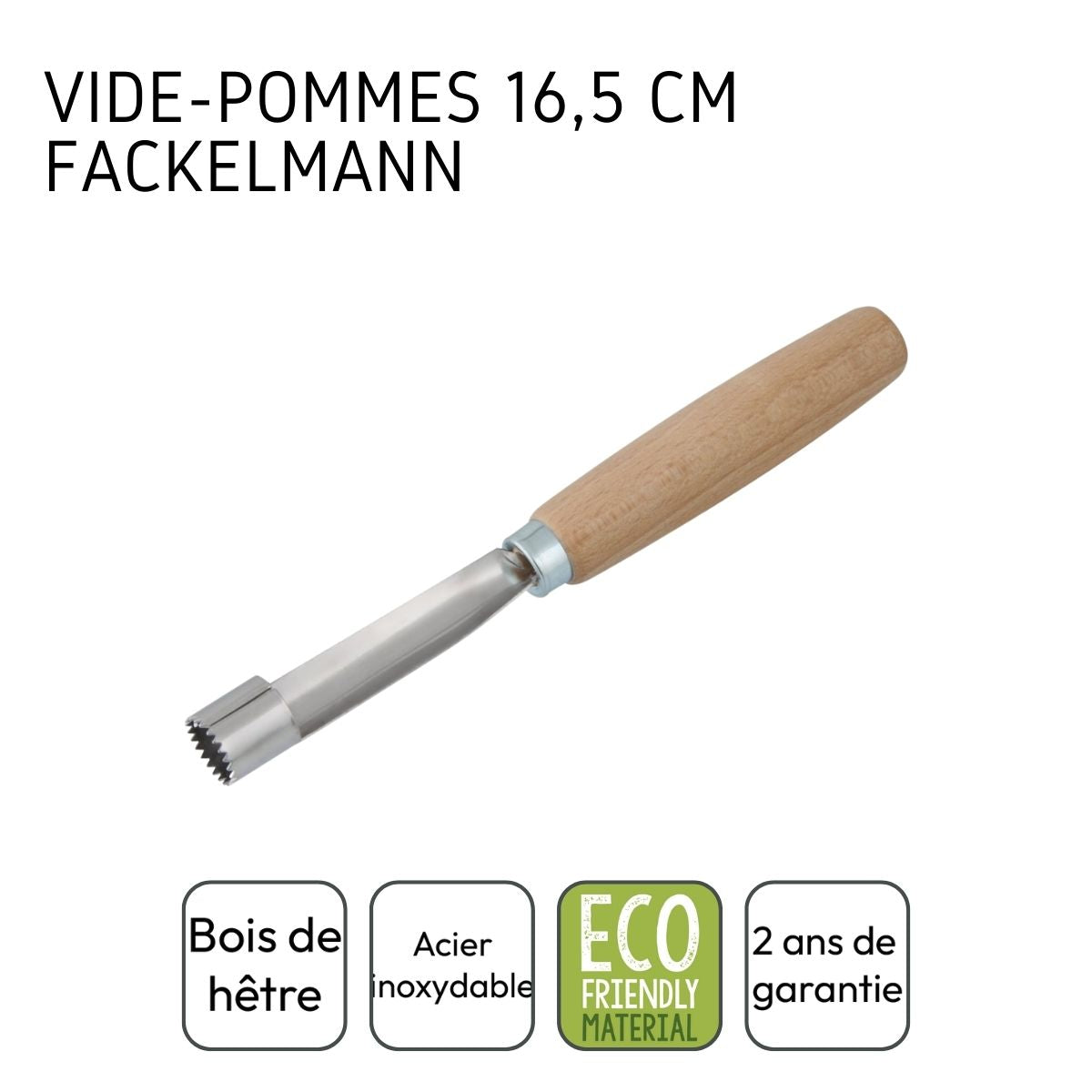 Vide pomme bois de hêtre FSC  Nature Fackelmann - Mathon - 4