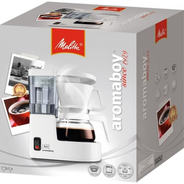 Machine A Cafe - Cafetiere Electrique Melitta  Aromaboy 1015-01 Blanc Melitta - Mathon - 2