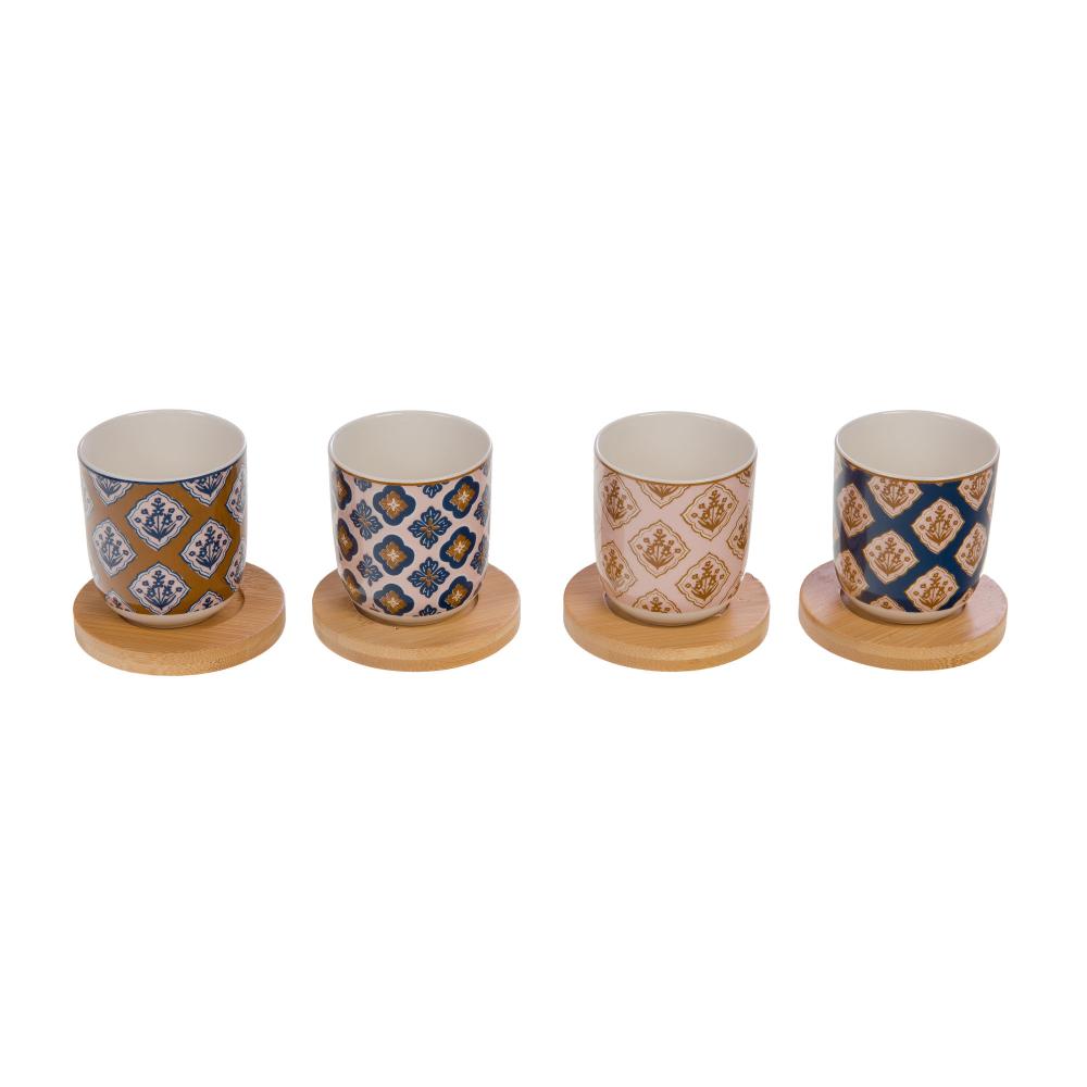 Coffret de 4 tasses expresso Laure Amadeus - Mathon - 2