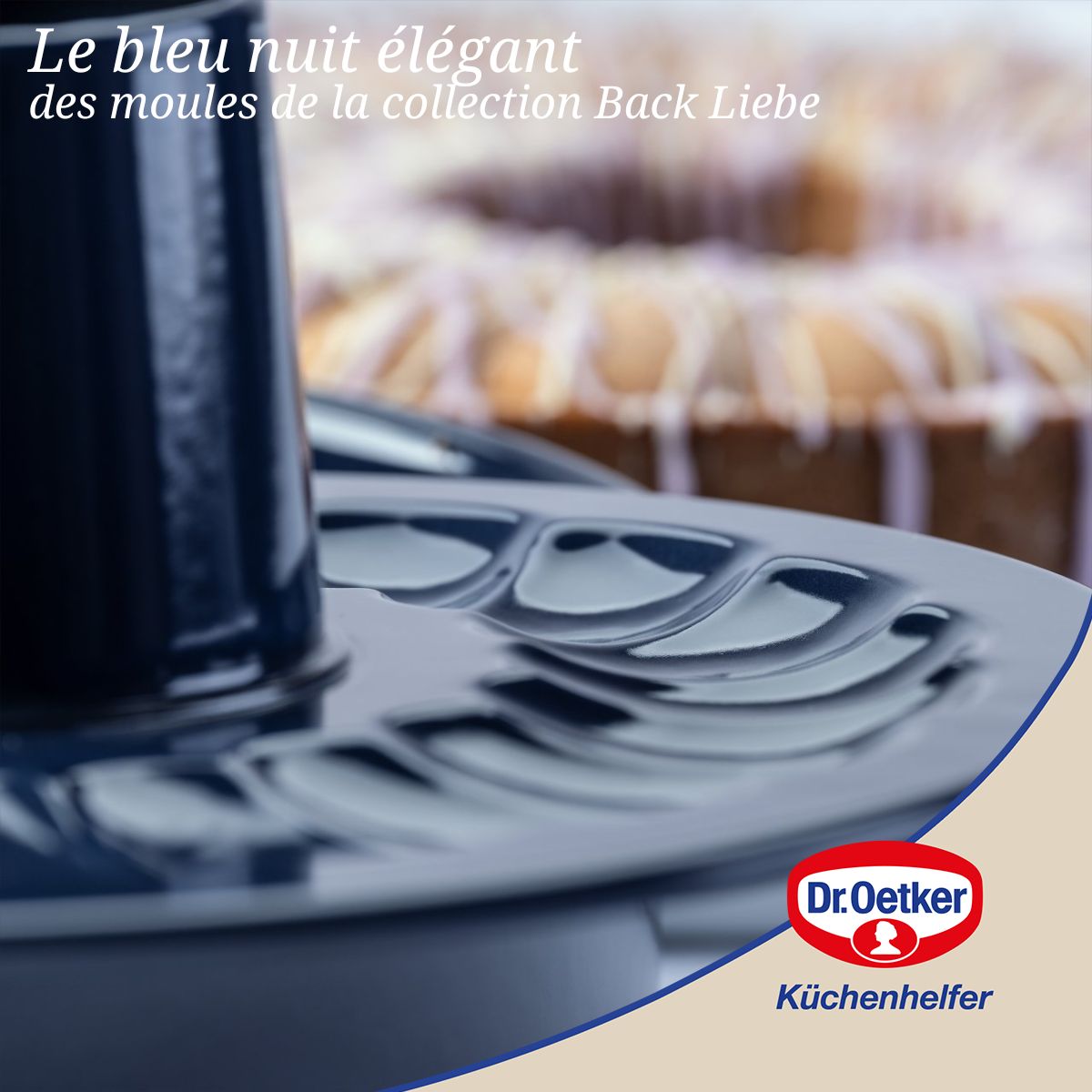 Ensemble de 2 Moules à manqué et savarin double fond 28 cm Dr. Oetker Back Liebe Dr. Oetker - Mathon - 7