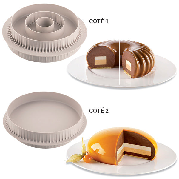 Moule à inserts rond 3 diamètres Silikomart - Mathon - 1