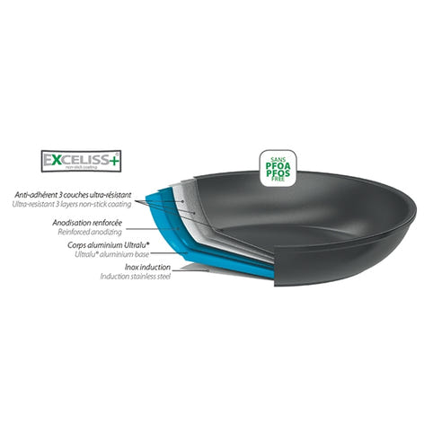 Poêle Cookway amovible 32 cm Cristel - Mathon - 2