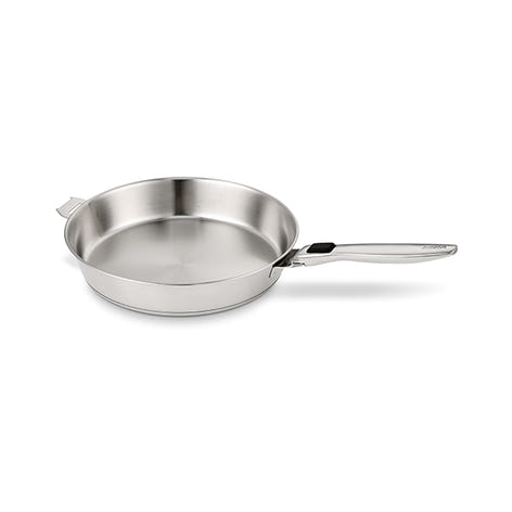 Lot 3 poêles tout inox Evolution 20, 24 et 28 cm et manche amovible Beka - Mathon - 2