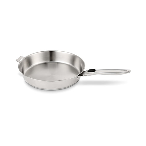 Lot 3 poêles tout inox Evolution 20, 24 et 28 cm et manche amovible Beka - Mathon - 2