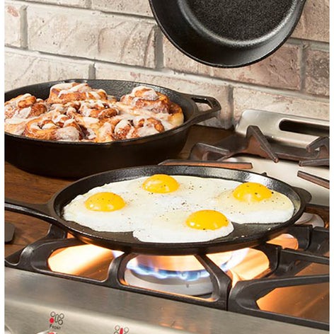Poêle à crêpes en fonte naturelle de 26 cm Lodge - Mathon - 2