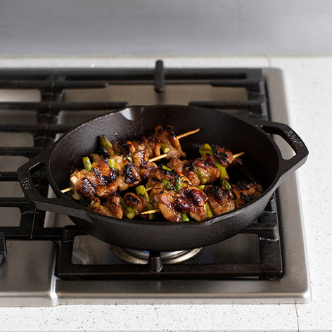 Poêle grill ronde en fonte naturelle 26 cm  Lodge - Mathon - 2