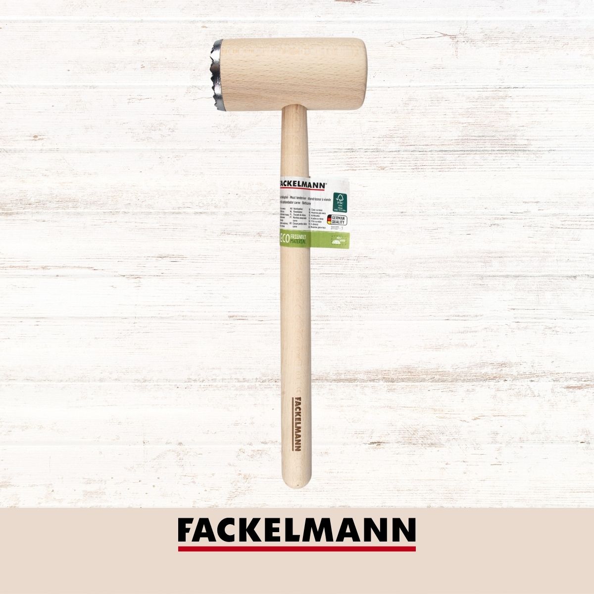 Attendrisseur de viande en bois FSC  Nature Fackelmann - Mathon - 5