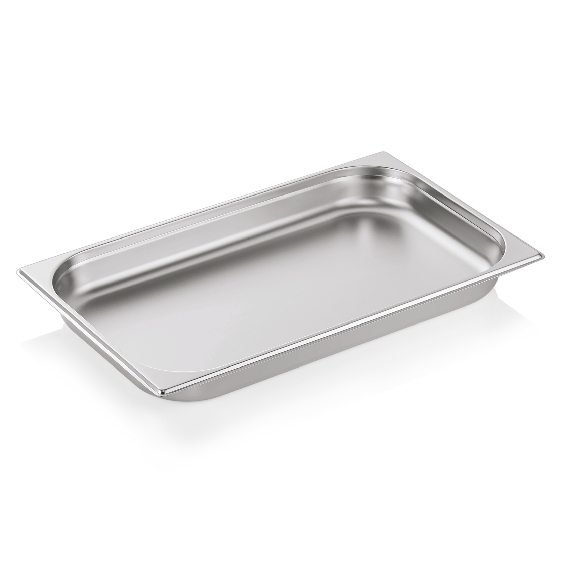 Bac GN 1/1 en Acier au nickel-chrome 6,5 L H 55 mm - WAS Germany - Mathon