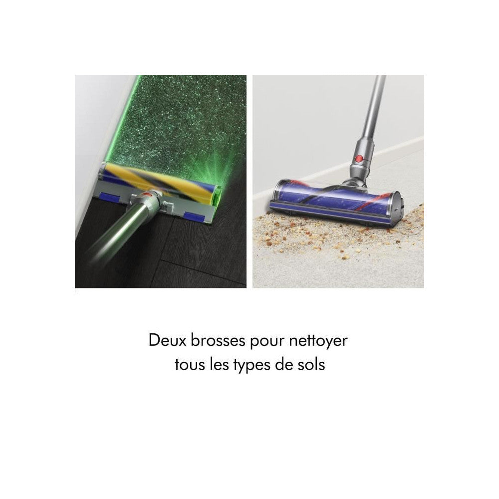 V12 Detect Slim Absolute - Aspirateur Balai Sans Fil - Puissance 150 Aw - Contrôle De Puissance - Brosse Avec Lumiere Int Dyson - Mathon - 4