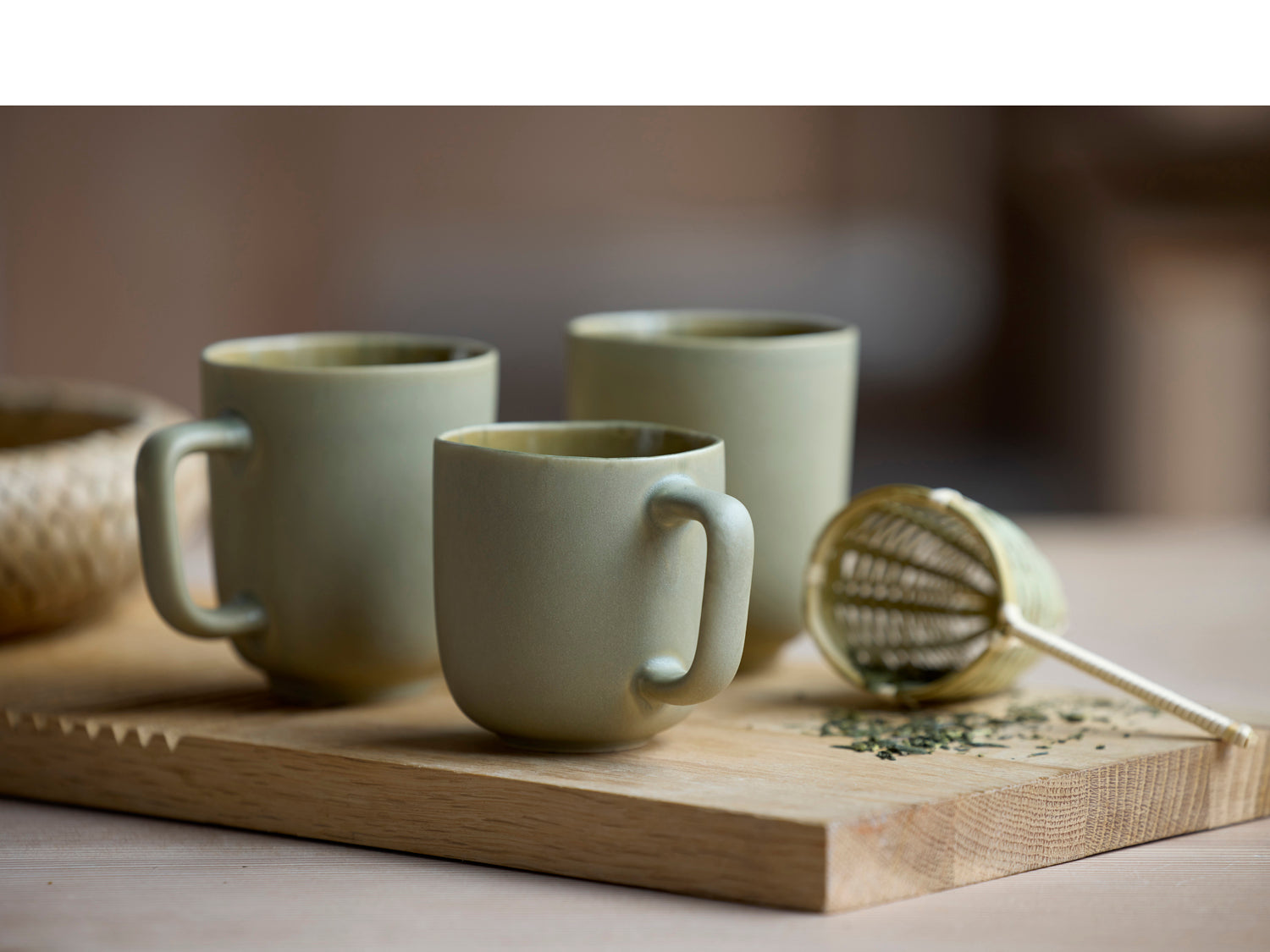 Mug UMAMI en grès Vert pur Villa Collection - Mathon - 7