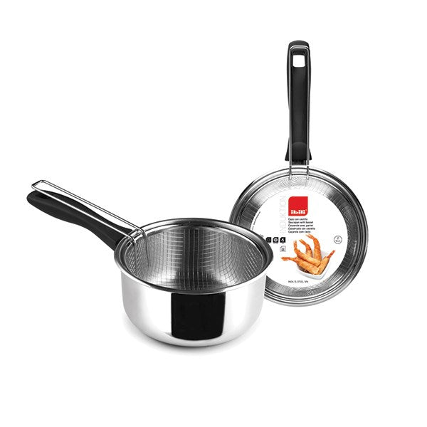 Casserole induction 18 cm avec panier Ibili - Mathon