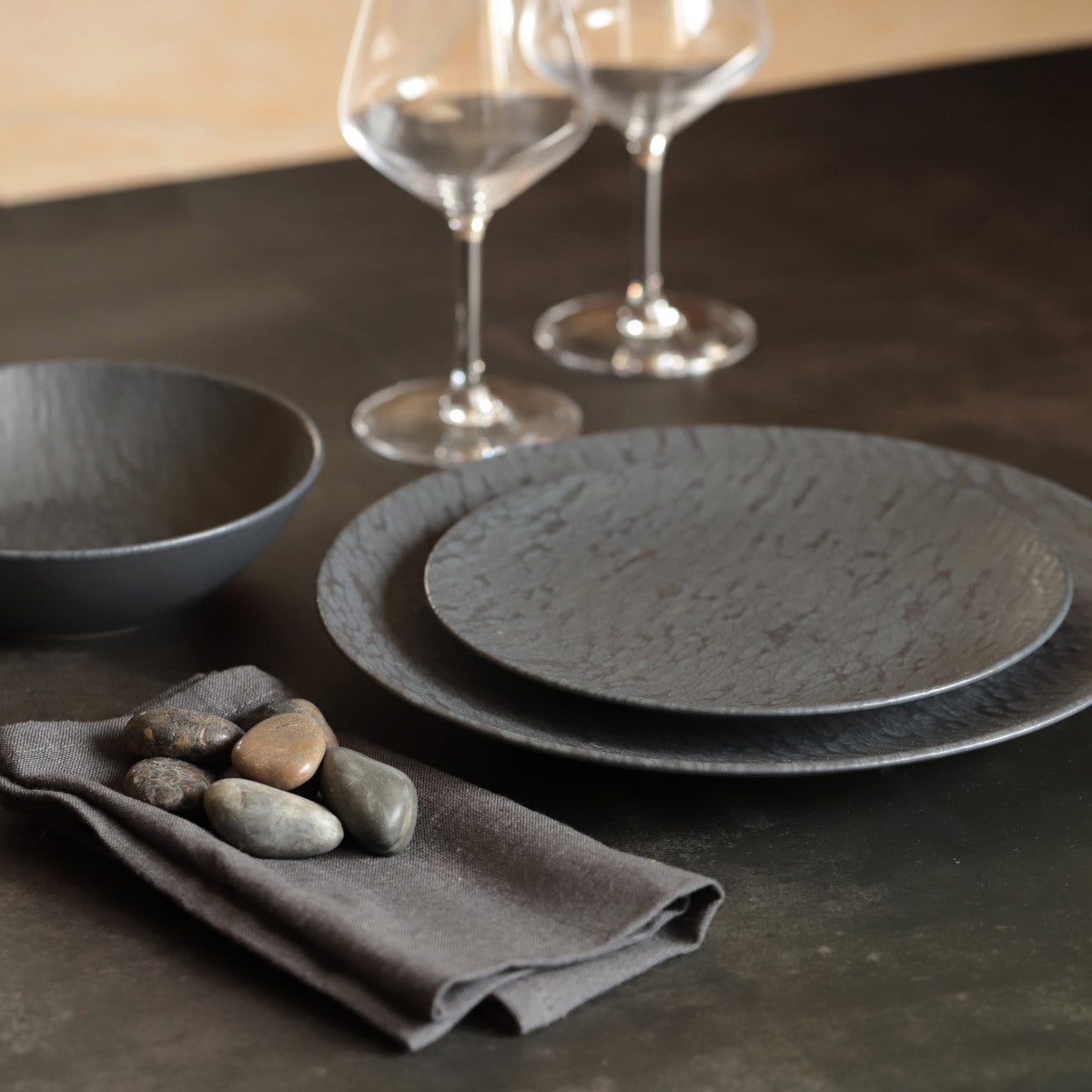 Mica  - 6 assiettes plates Médard de Noblat - Mathon - 3