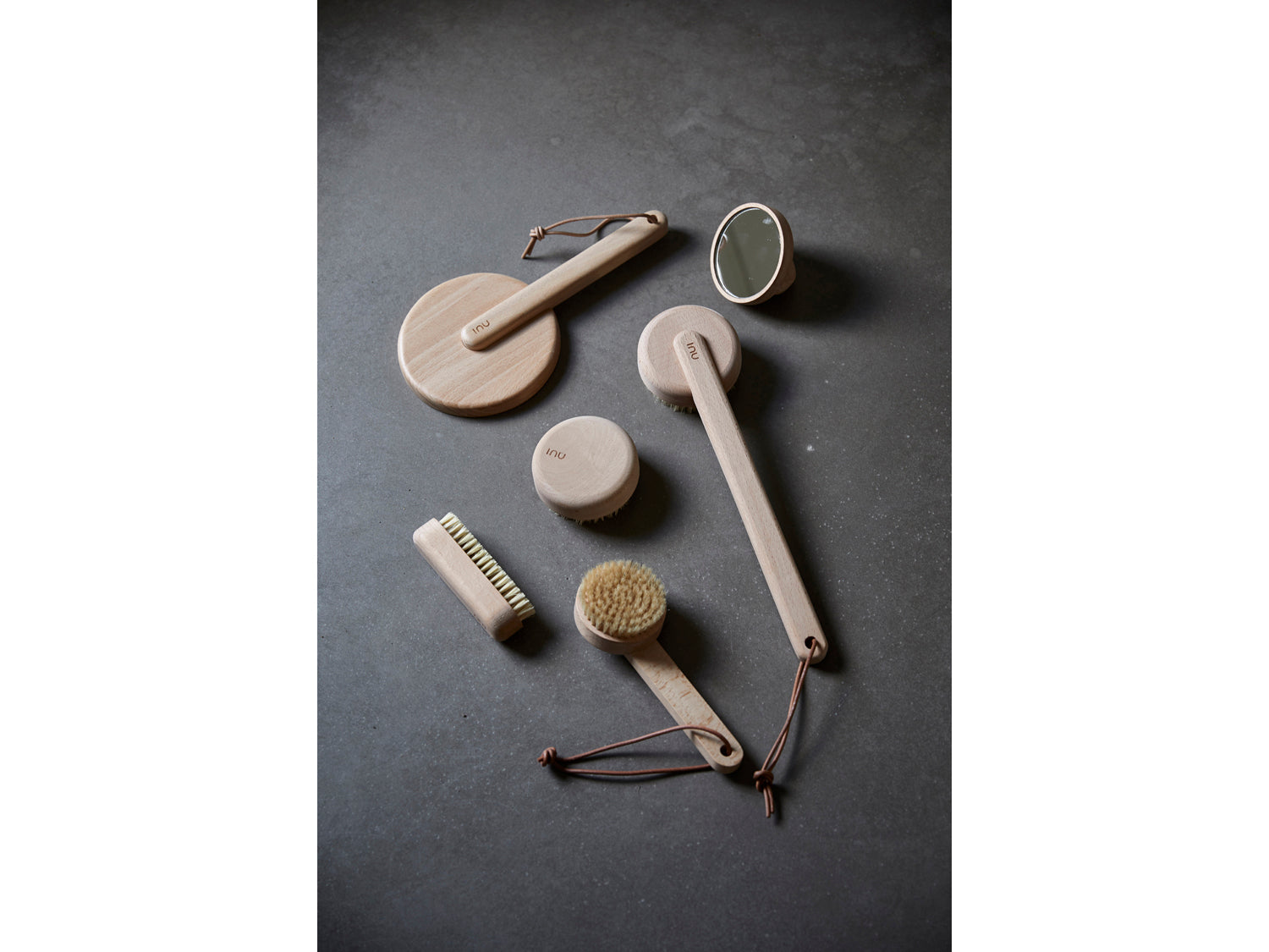 Brosse de douche Inu en Hêtre Hêtre Zone Denmark - Mathon - 5