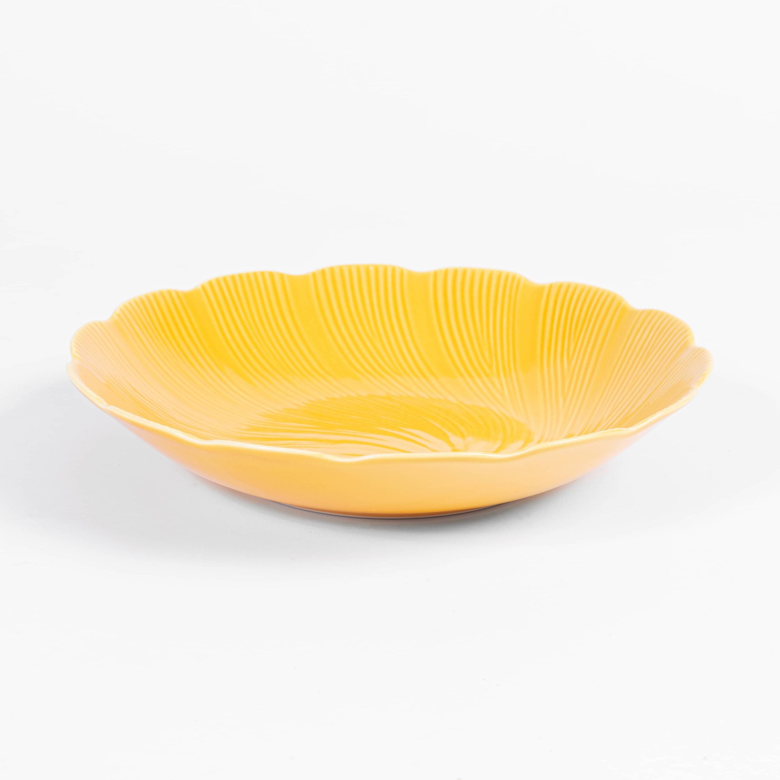 assiette creuse TAHITI Jaune (22cm) OGRE La Fabrique - Mathon - 1
