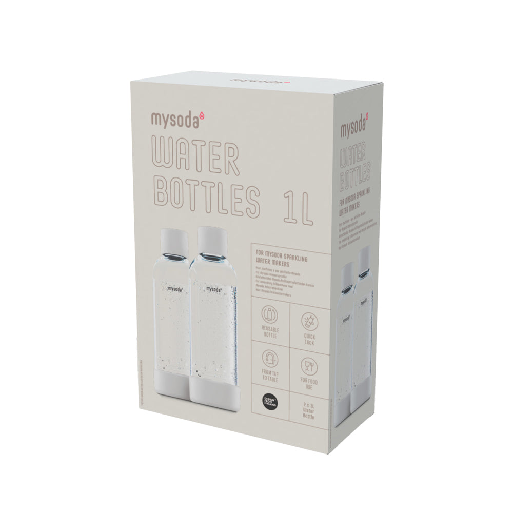 Pack de 2 bouteilles blanche 1L Mysoda - Mathon - 2