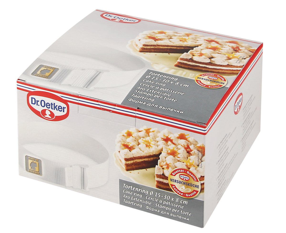 Cercle de pâtisserie en plastique réglable de 15 à 30 cm Dr. Oetker Baker Edition Dr. Oetker - Mathon - 5