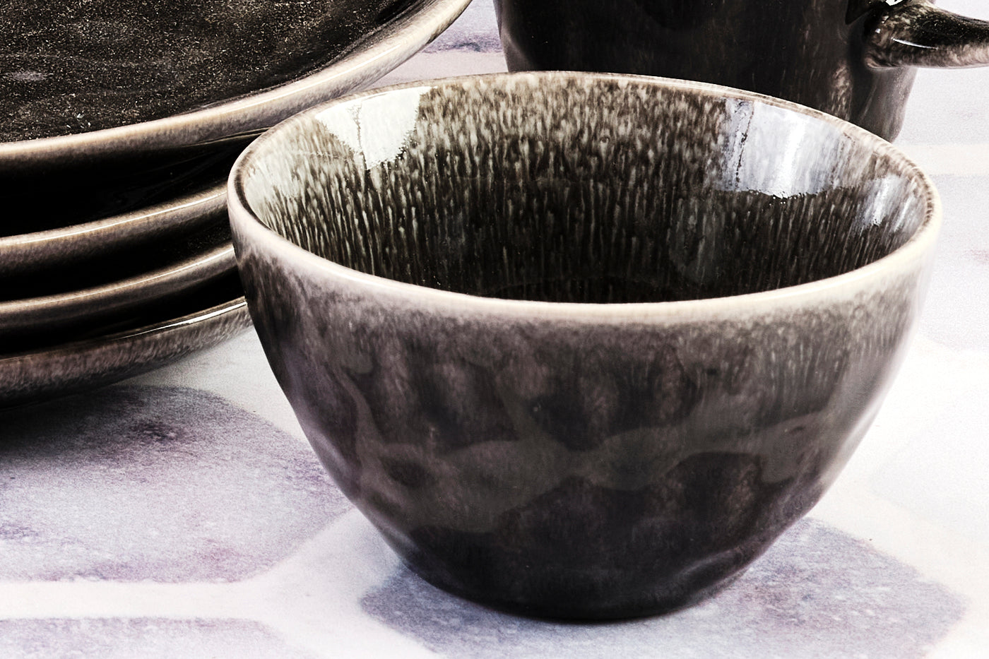 Bol MOON Ø11,5cm - 6 pièces - Encre Björn - Mathon - 5