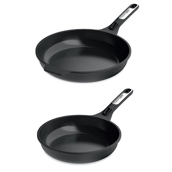 Lot 2 poêles antiadhérentes aluminium Phantom manche amovible 24 et 28 cm  Berghoff - Mathon - 1