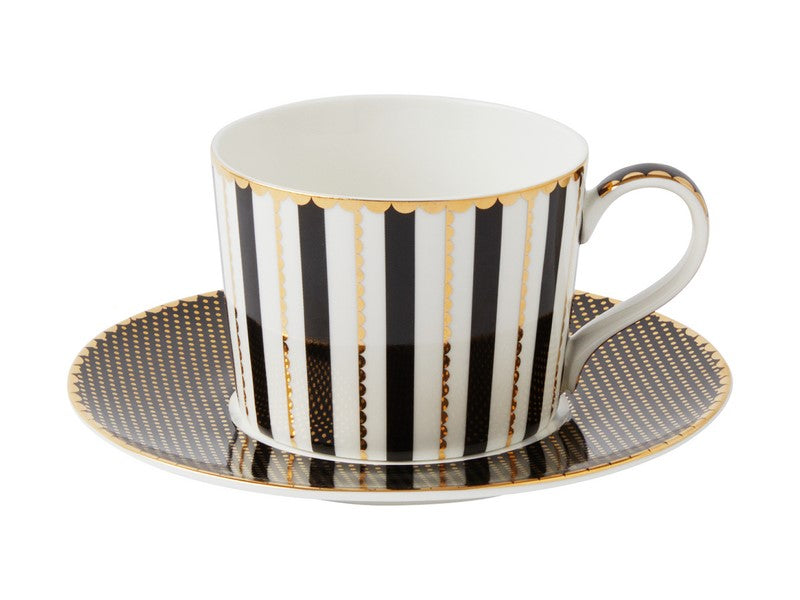 Tasse et sous-tasse - Noir - 240ml - Teas & C